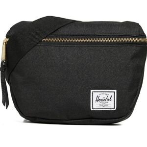 Herschel solid black belt bag